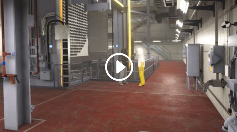 Application VR de formation Maintenance. (extrait)