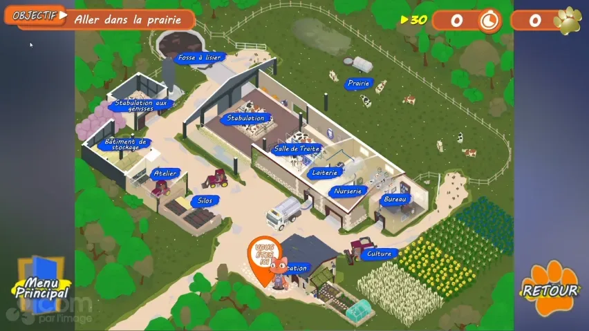 *Une application 3D* pour découvrir le parcours du lait